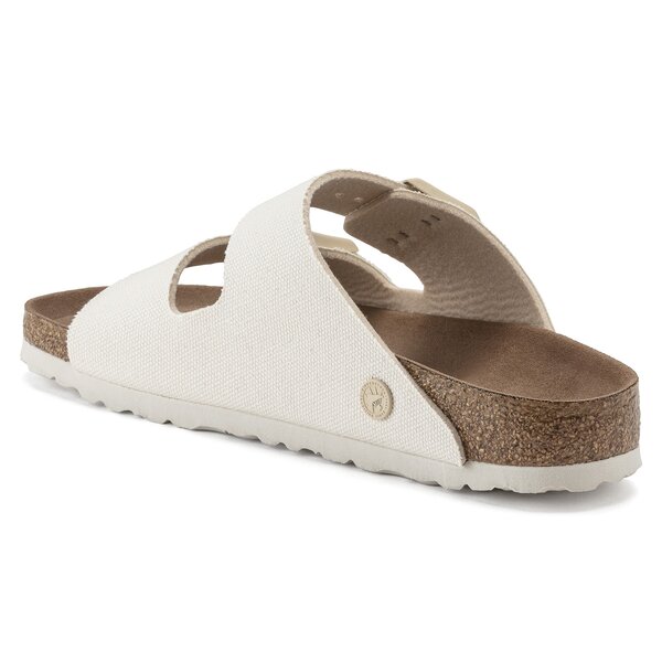 BIRKENSTOCK ARIZONA TEX CANVAS EGGSHELL VEG