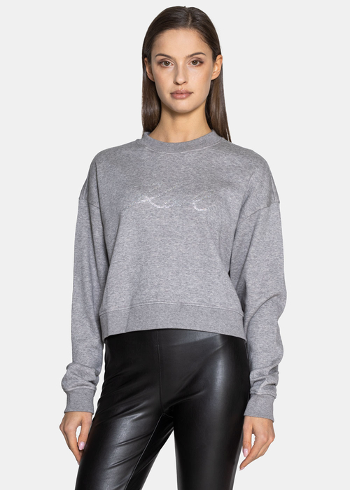 Karl Lagerfeld Crop Sweat W/Logo (216W1811-255)