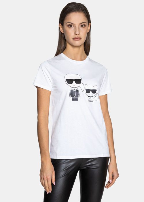 Karl Lagerfeld Ikonik & Choupette Tee (210W1724-100)