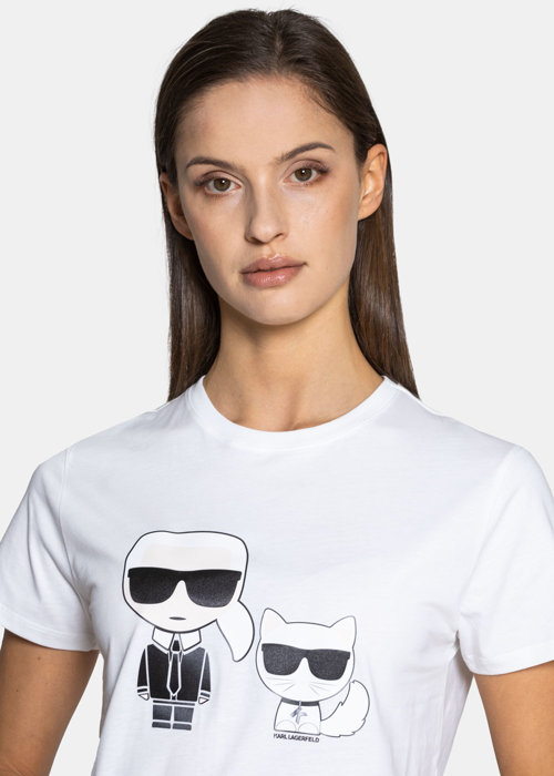 Karl Lagerfeld Ikonik & Choupette Tee (210W1724-100)