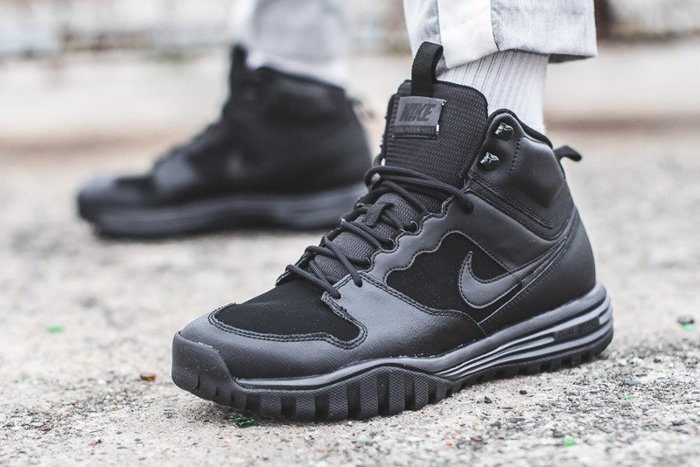 Nike Dual Fusion Hills Mid Leather ( 695784-004)